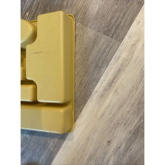 Vtg Rubbermaid Gold Utensil Flatware Silverware Tray Drawer Organizer - Picture 8 of 8